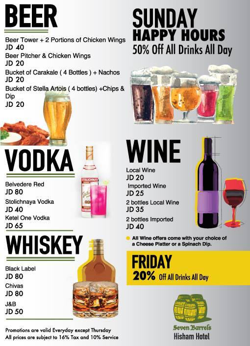 To awesome nights with SevenBarrels... Cheers!
For Reservations please call us on 0779777708