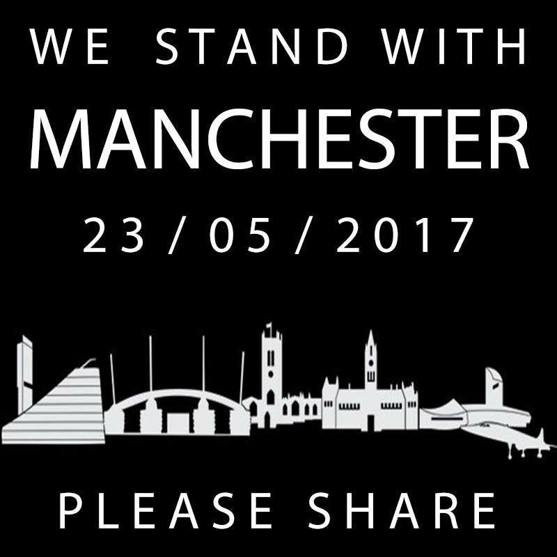 Thoughts and prayers go out to those affected by last nights cowardly acts! #manchesterattack