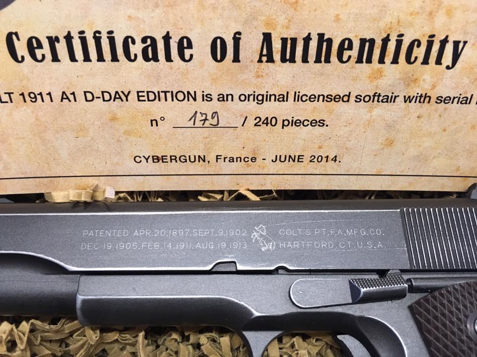 PlymouthGuns's tweet photo. **LOOK WHAT WE'VE GOT**

https://t.co/gvE5NhFRnu

#collctible #limitededition #rare #dday #commemorative #colt1911 #replica https://t.co/LaoiDJcwFh