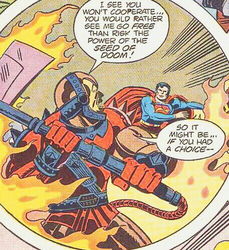 DeadpoolCable_'s tweet photo. @SteppenwolfvJLA has proven that #Superman is easily hurt by @JackKirbyNewGod.The Electro Axe can always cut through Kryptonian physiology. https://t.co/CBDDFXjvdq