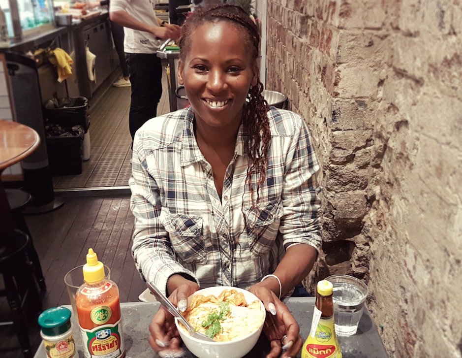DeniHines1's tweet photo. 1 of my favourite restaurants in Sydney #BoonCafe . Thai runny egg omelette on brown rice. #Goodfood #thaifood #healthyeating #healthyliving https://t.co/OYCDjRNVvm