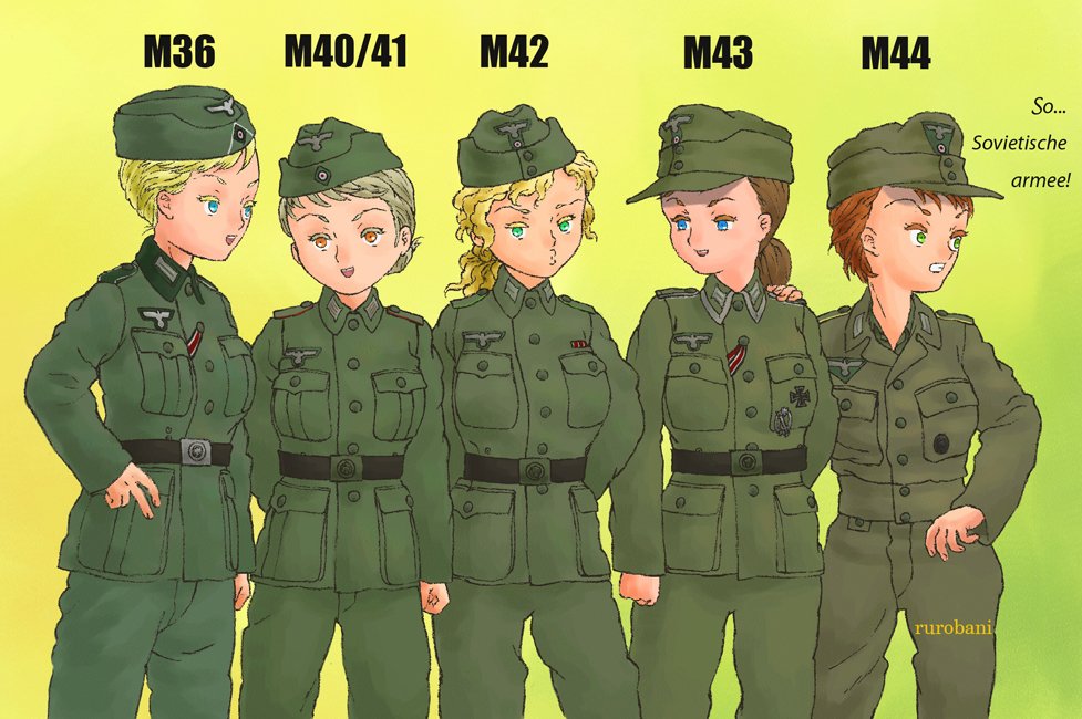 Rurobani Ww2 독일 울군복의 변화 Ww2 German Wool Uniforms Ww2 ドイツ軍ウール 軍服の変化 밀리터리 일러스트 그림 Military Illustration イラスト イラスト王国 ミリタリー T Co Ci0pygokks Twitter