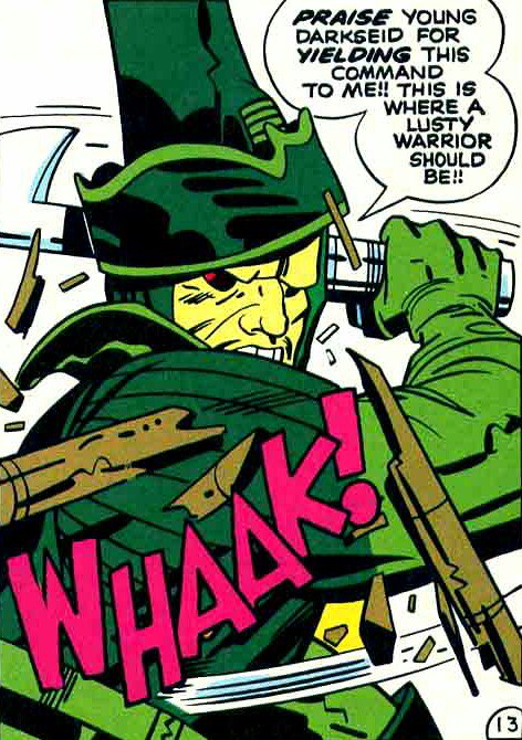 @Steppenwolf_Axe has been Field Marshal of Grand <a href="/Apokolips_Now/">Apokolips CΩmeth</a> Army for aeons. <a href="/SteppenwolfvJLA/">Steppenwolf, General, Apokolips Grand Demon Army</a> is the Multiverse's greatest military mind.