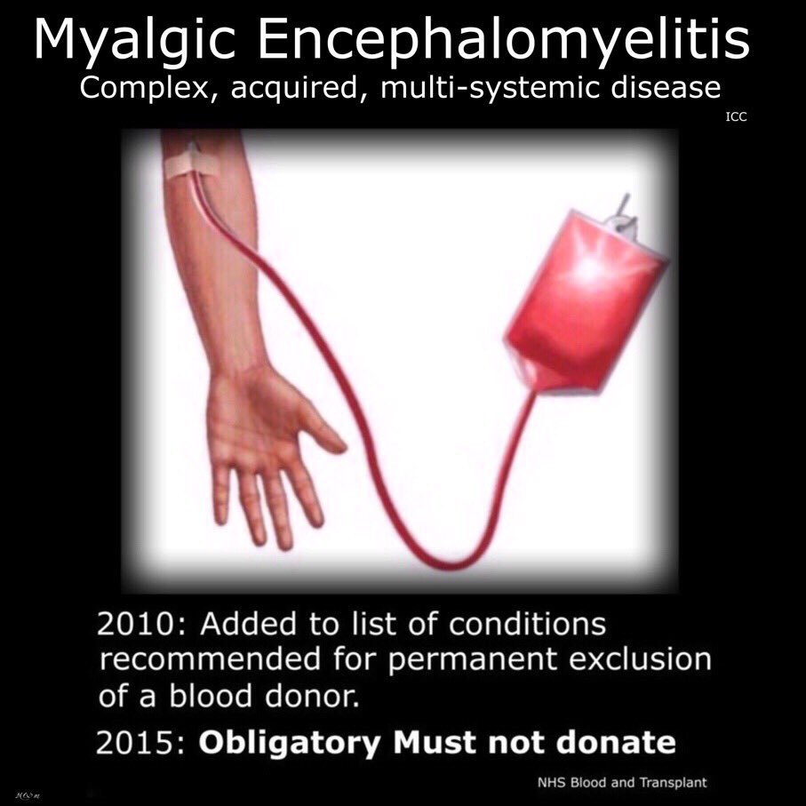 postersandme's tweet photo. @SamanthaJNHS @HelenRCGP @GiveBloodNHS Please remember if you have ME, must not donate https://t.co/LZMDeDgJ4f