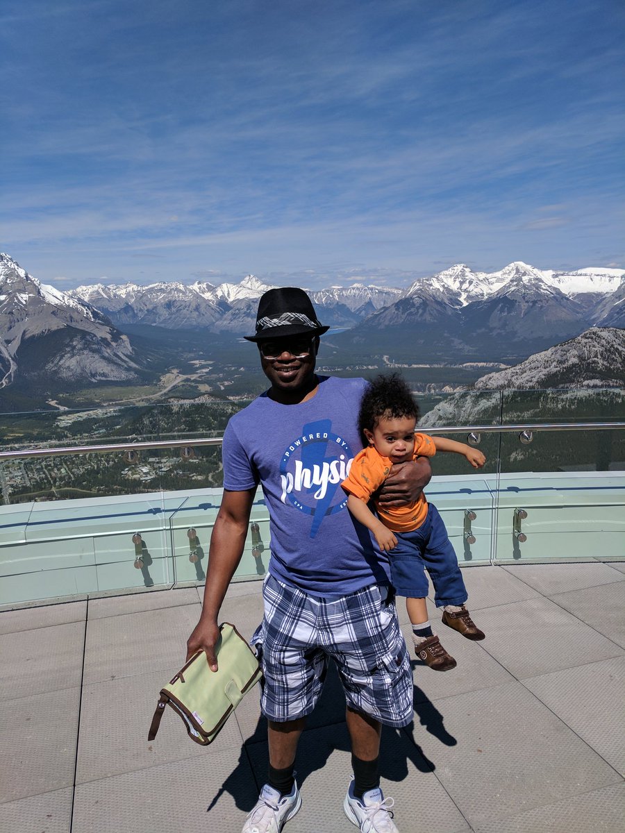StargatePhysio's tweet photo. @physioCan @Rx4_Health . Powered by physio to the top of sulphur mountain in  Banff. By a PT and Dad. Happy PT month. https://t.co/W74FOAVJl0