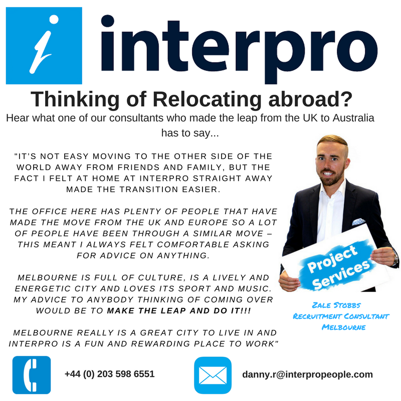 DannyrInterpro's tweet photo. Thinking of #Relocating abroad? #Australia appeal to you? here's what @InterproZale has to say about it #Interprolife https://t.co/kahUONqJs7