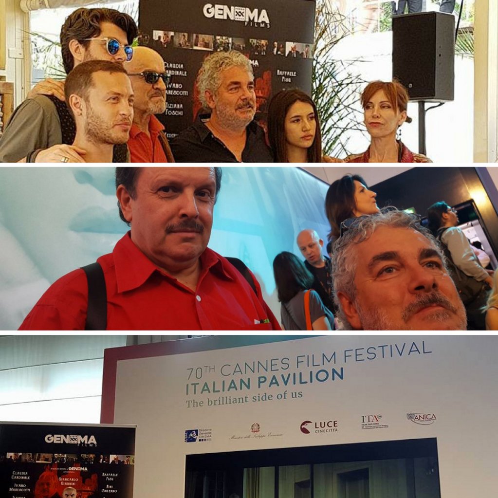 Immagini della conferenza stampa per la presentazione di #NobiliBugie a #Cannes2017