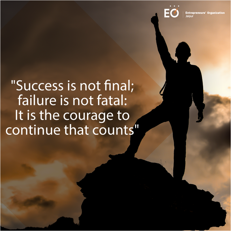 Keep moving  forth with strong  determination; success will be bound to fall at its place.
#EOJaipur #Quotes