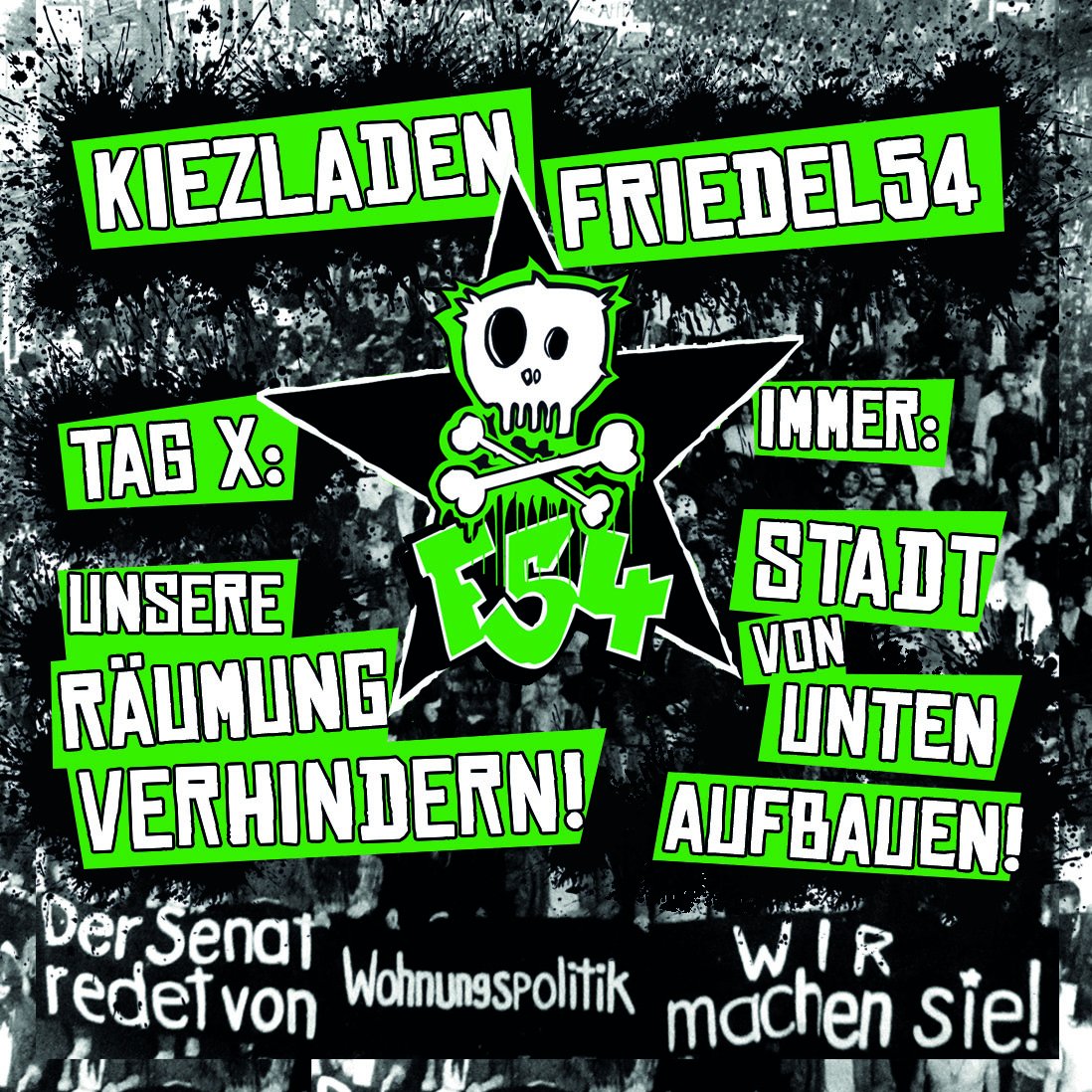 RT! Es geht los. Termin für den ersten Räumungsversuch ist der 29. Juni um 9 Uhr! #Friedel54 #Neukölln bit.ly/2qJOLAe