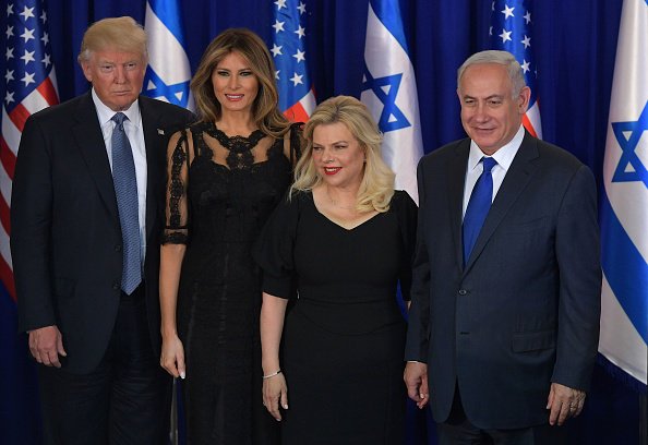 thehill's tweet photo. Sara Netanyahu to Melania: "The media hate us but the people love us - like you" https://t.co/lZatpJHcGg https://t.co/aVBoo4E8zh