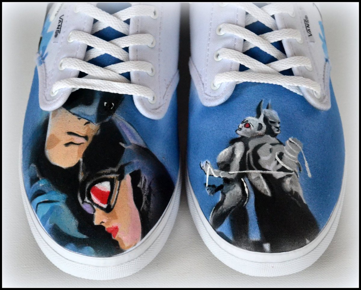 Painted Vans, Painted Superhero Shoes, Womens Shoes, Painted B… etsy.me/2pMEDb8 #EtsyMntt #UniqueWeddingGift