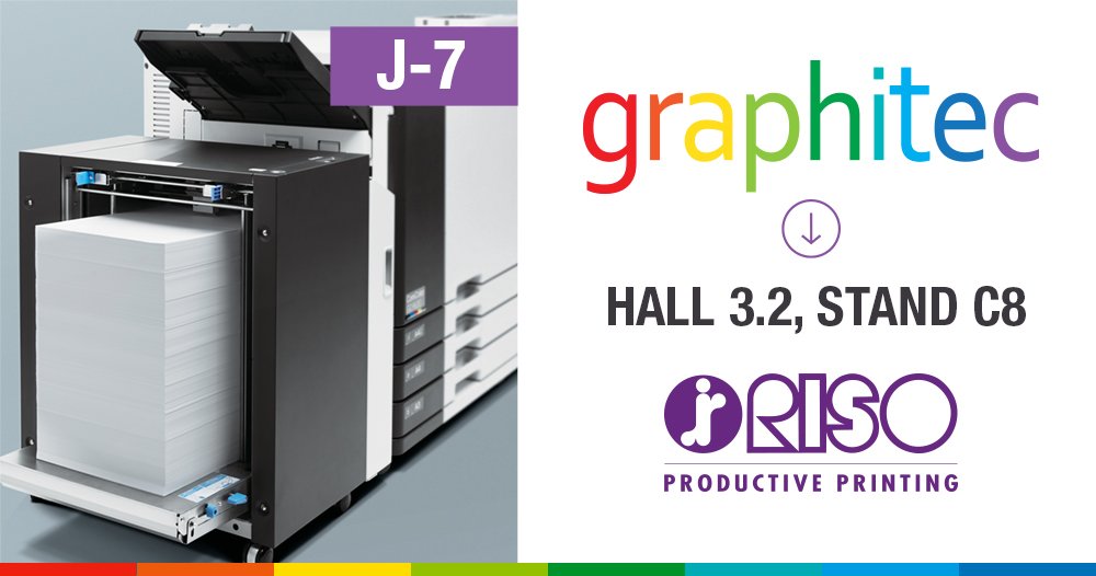 RISOFrance's tweet image. Plus qu&apos;une semaine avant le @SalonGraphitec ! Rendez-vous les 30, 31 mai et 1er juin à Paris Porte de Versailles. #Impression #GRAPHI2017
