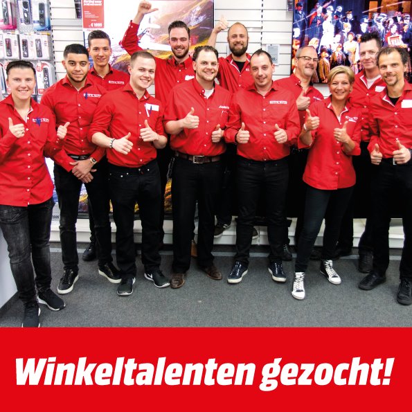 Winkeltalenten gezocht bij Media Markt Heerlen! Kom jij ons enthousiaste team versterken? Solliciteer dan direct! #vacatures #winkeltalent
