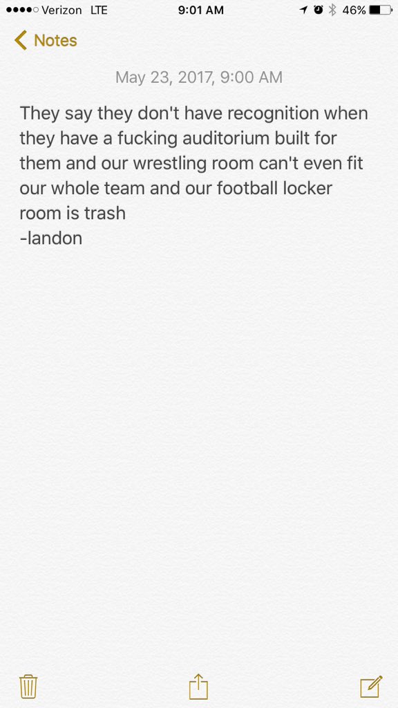 DeGoschinski's tweet image. Forget about the varsity letter and think about this @PlankLandon