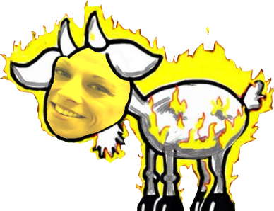 LUBMMA's tweet photo. @DanTheMexiKhan lol! Done! Maybe we need to work on the @joannamma #FIREGOAT though? its not showing how AWESOME she is...maybe put the goat in some gloves? https://t.co/6DhNKwTwMo