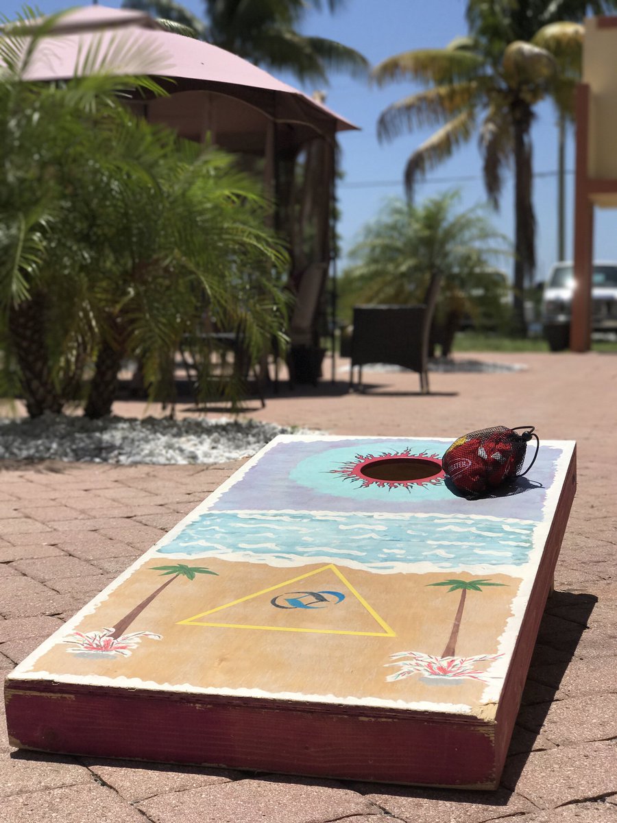 AionAdventures's tweet photo. Its a beautiful  #sunny  80 degree  #monday morning in  #florida at  #aionrecovery.  #aionadventures  #Mondays  #sober #soberlife  #cornhole https://t.co/ueVAW8KhR0