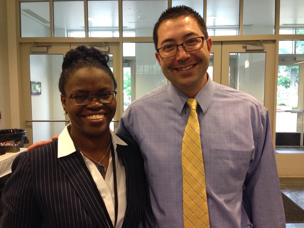 With former resident and now Manager extraordinaire at UNC Hospitals. So proud to know you @johnvalgus