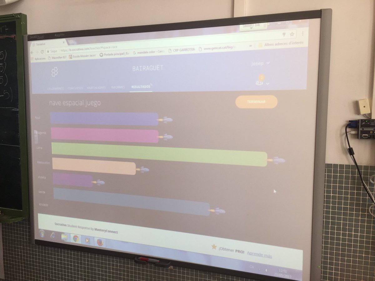 JosepBaira's tweet photo. Provant a l'escola el projecte del seminari de #DM,molt content! #trackers #socrative #inigma #QR #ef #gimkana #TAC https://t.co/DXzXEWH5Ab