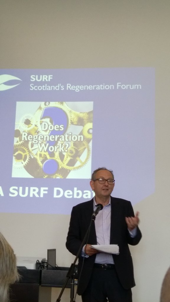 MarySfha's tweet photo. Ian Manson Clyde Gateway kicks off @SURFscot debate Does Regeneration Work https://t.co/XgkvNHSCHi