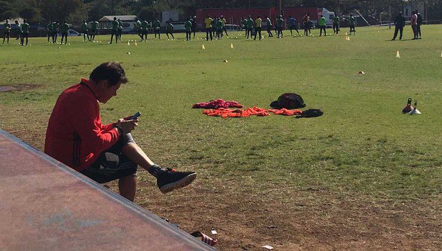 AfriSport411's tweet photo. Feeling left out just like Luc Eymael at Polokwane City. Follow our media pages for the latest Sport news. https://t.co/vaZ5Yk8VoK