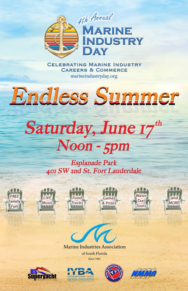 MIASF61's tweet image. #EndlessSummer awaits you at #MID2017 on Saturday, June 17th at Esplanade Park! We can't wait to see you there! ⚓️