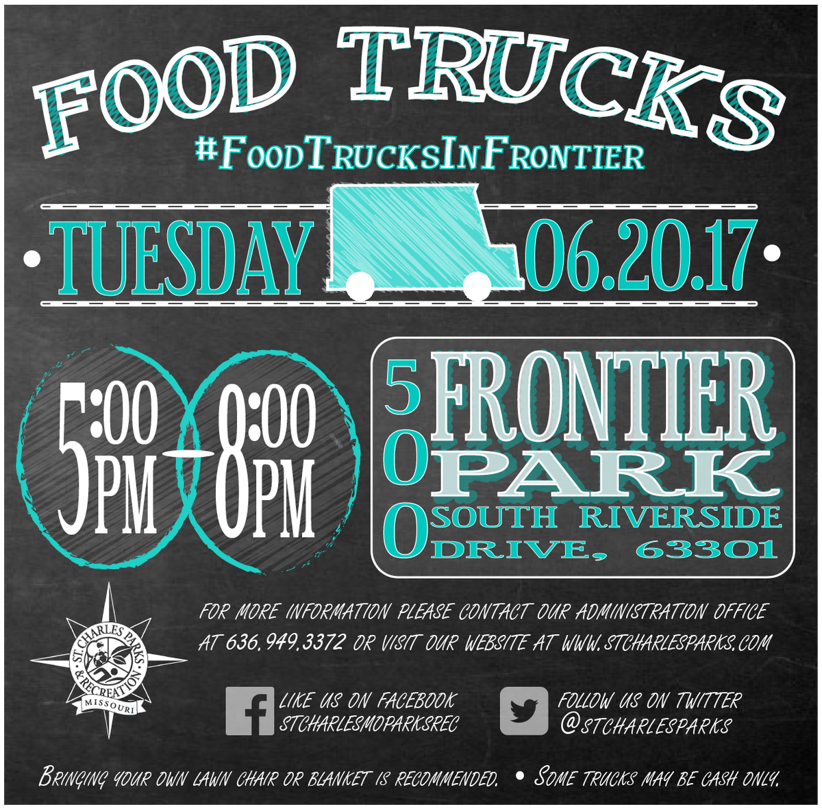 STCparkfriends's tweet photo. #FoodTrucksInFrontier is coming up! See you Tuesday, June 20! View the lineup here >> https://t.co/cDkd5rVjCr https://t.co/AXcEMBJWYU
