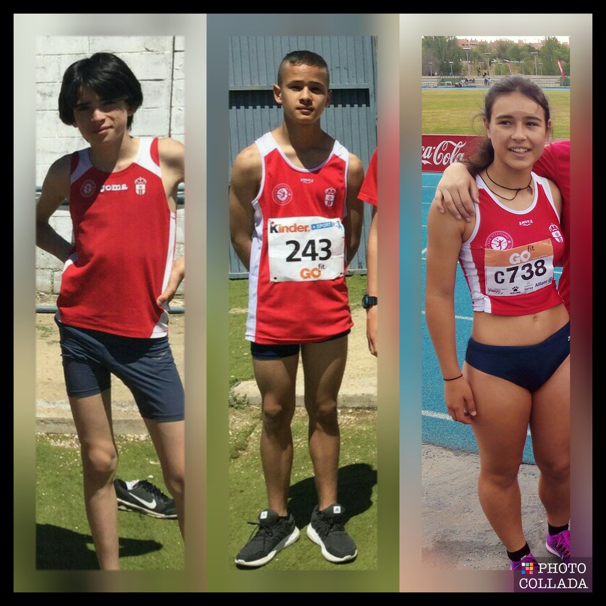 Convocados con la Federación para el Intercomunidades (Soria) Alicia en marcha, Martín en 80ml y 4x80ml y Victor en longitud y 4x80ml 👏👍