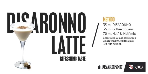 Latte us introduce you to something a little different. #Disaronno #Latte