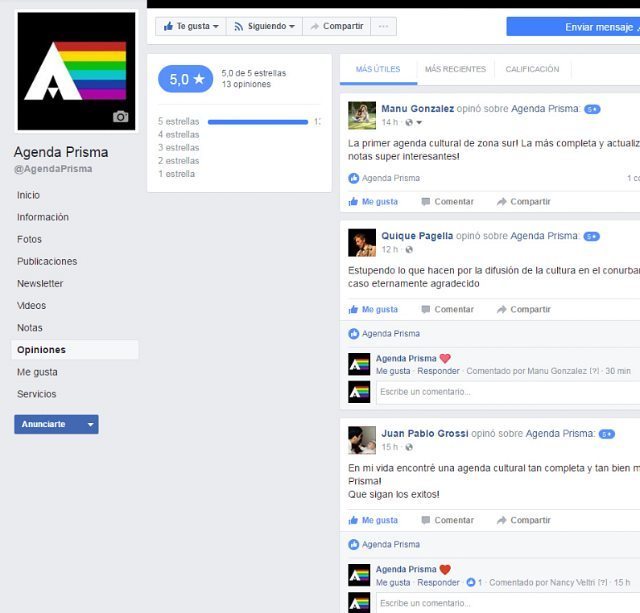 Gracias a todos los que se tomaron el tiempo de darnos una calificación en nuestra #fanpage. Cinco estrellitas y s… ift.tt/2q6JZOV