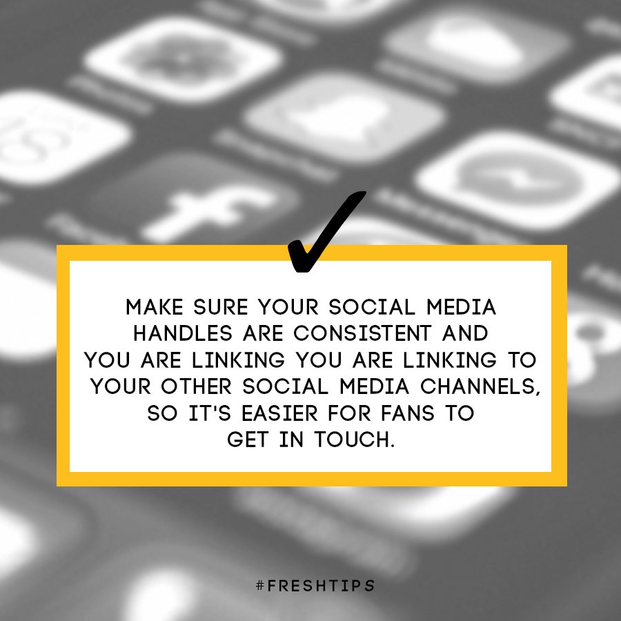 freshtunes's tweet image. Make sure people can reach out to you #FreshTips
