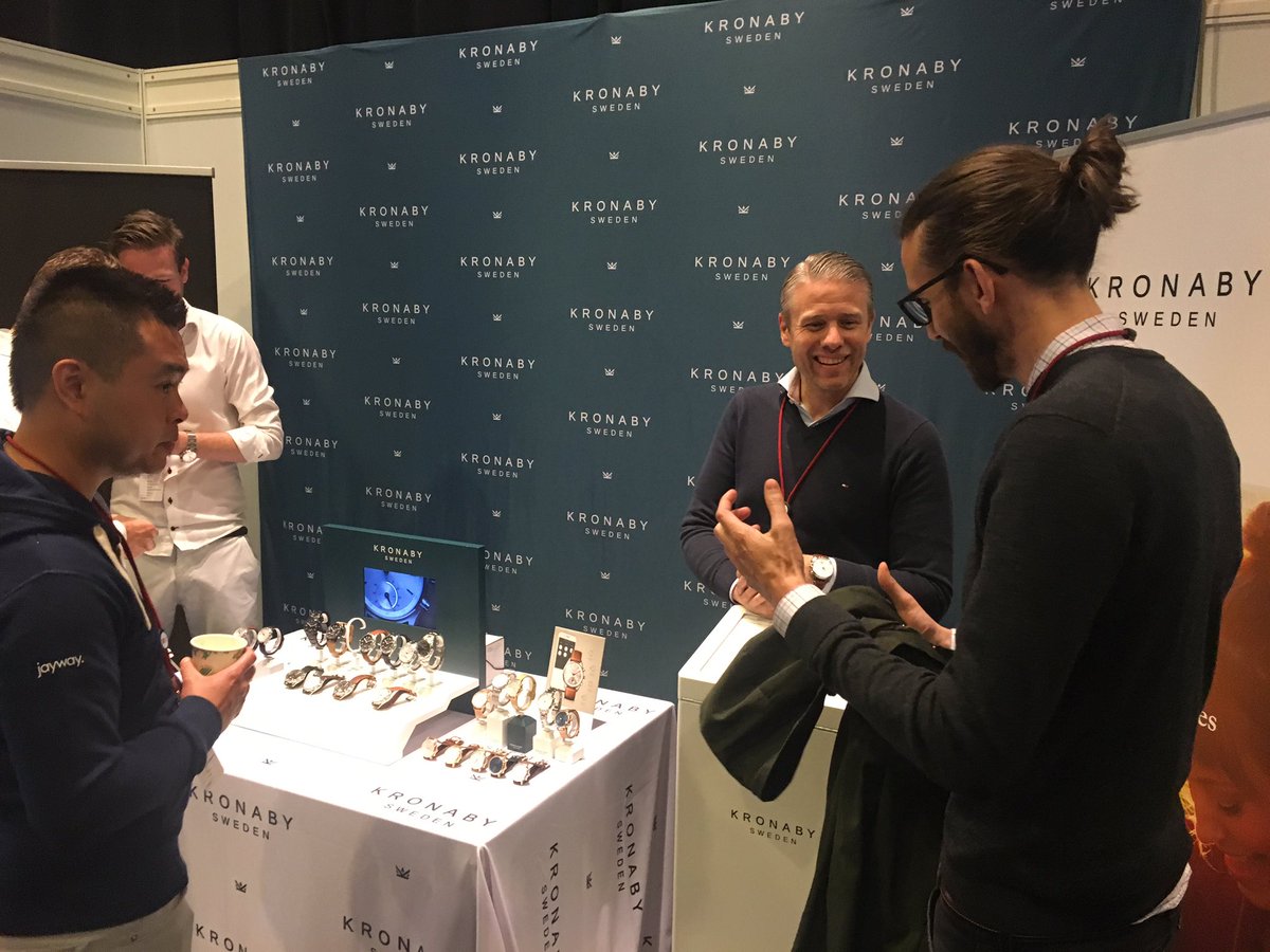 ApolloniaSC's tweet photo. Explore what the next generation of watches look like at booth 2  #kronaby #IoTConf17 https://t.co/gb1BzZ17fh