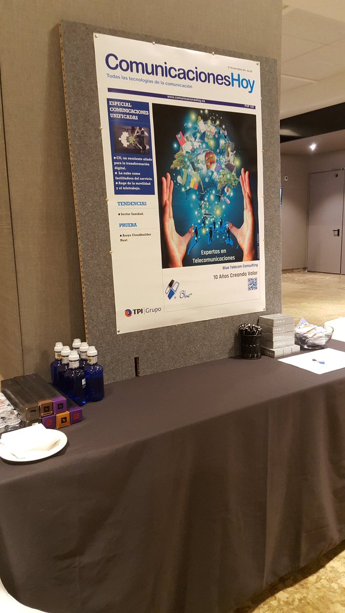 BlueTC_Com's tweet photo. Our workplace for the next days: the IMS World Forum in Madrid. Please come by to speak to our IMS experts! #IMSWF17 https://t.co/Tx23DpU1f4
