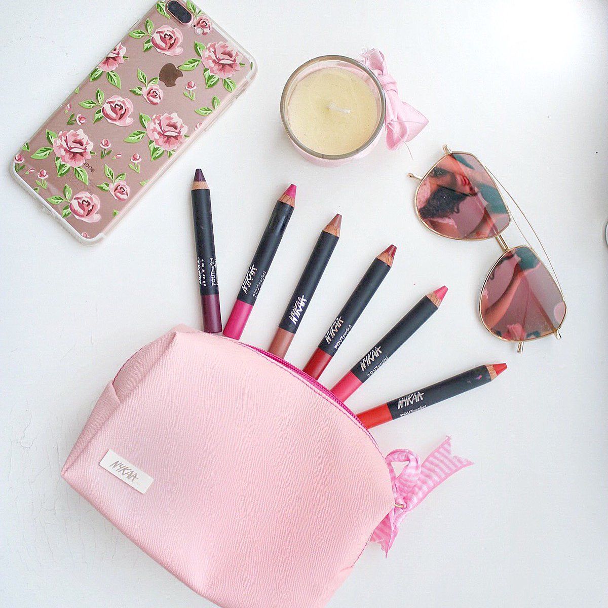 aakritirana_'s tweet photo. Yayiee! Can't wait to try @MyNykaa's #PoutPerfect Velvet Matte Lip Pencil Collection! Swatches and review coming up soon! #NykaaPoutPerfect https://t.co/Ohl8oRLinH