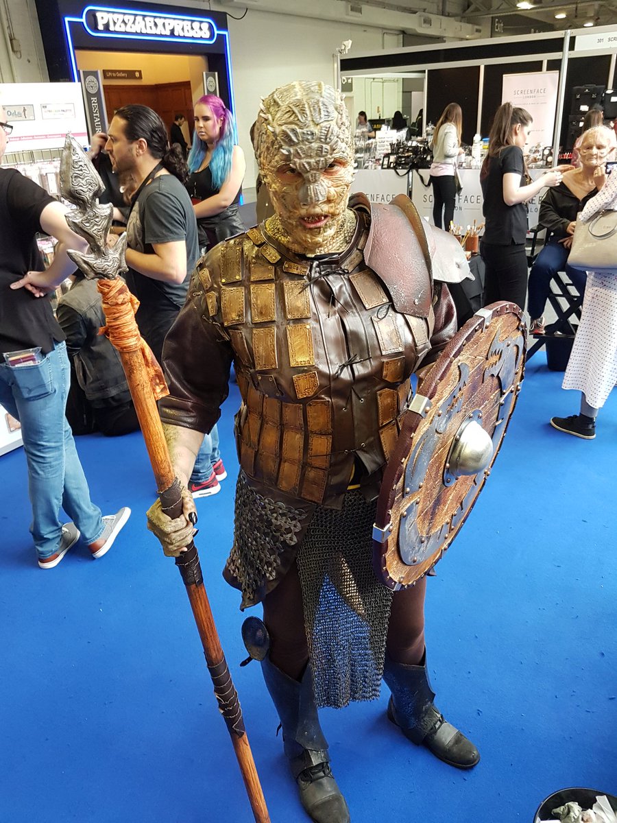 Our demo at #IMATSLONDON this weekend great feed back #sfxmakeup #sfx #MONSTERS #dashbo #zbrothersfz