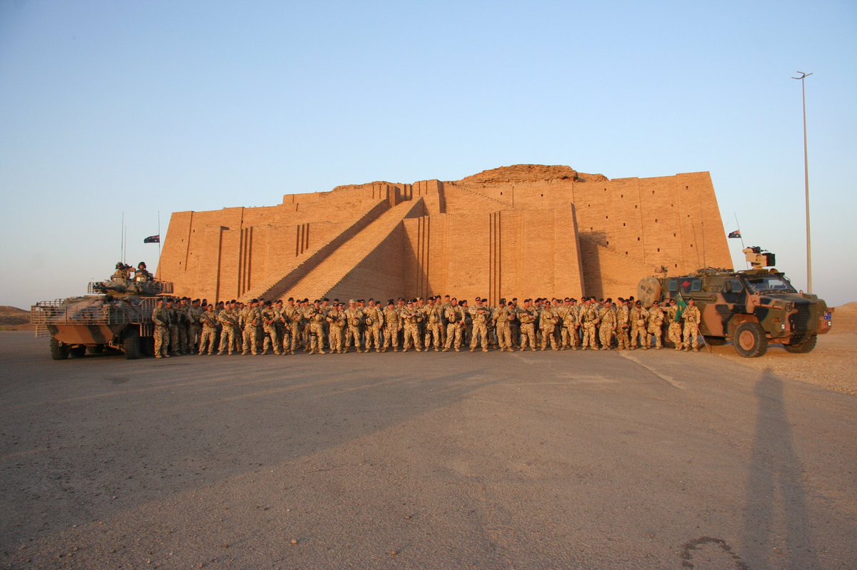 Mick_Landy's tweet photo. 10yrs ago OBG(W)3, "BG Tiger" deployed to Talill Iraq. Make up: HQ #5RAR, CT Sabre (C Coy 5), CT Courage (A Sqn #2Cav), BG Res &amp; Log Coy. https://t.co/vDVFqK9U2z