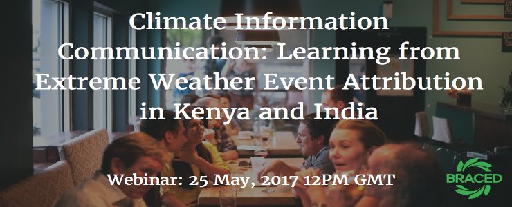 What's the best way to share #climate information? Join our webinar on Thursday pnw-b.ctx.ly/r/5nxrm <a href="/PracticalAction/">Practical Action</a> <a href="/bbcmediaaction/">BBC Media Action</a>