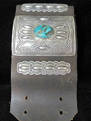 NativePawn's tweet image. Unique #SouthWestStyle #Navajo Bow Guard on $495.00 @NativePawn #NativeAmerican #SterlingSilver #bracelet #antiques  #TurquoiseJewelry