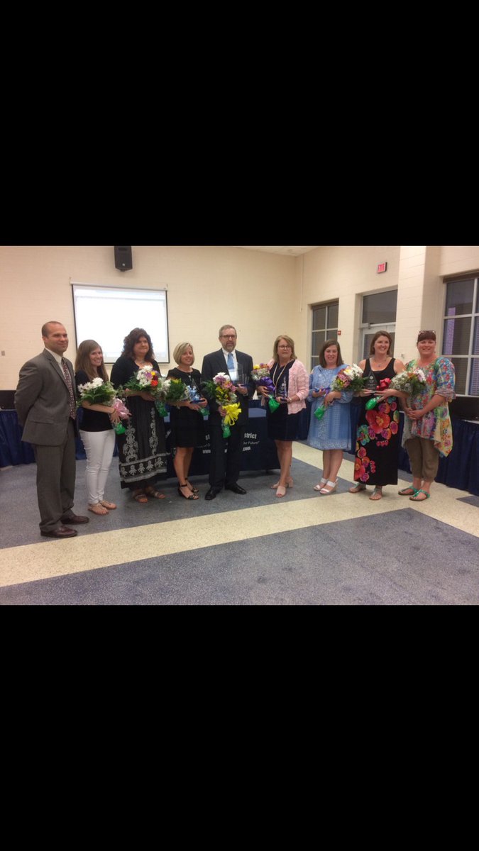 Congratulations to our Middle School teachers of the Year 2017.... Tori Redmond and Michelle Andre.