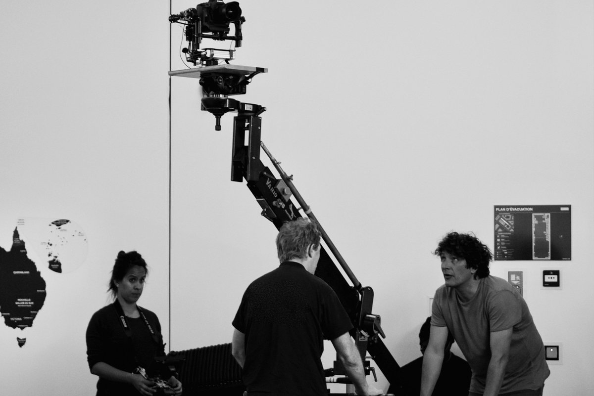 CocoonProd's tweet image. Tournage : L'effet boomerang. Les arts aborigènes d'Australie, MEG, 2017