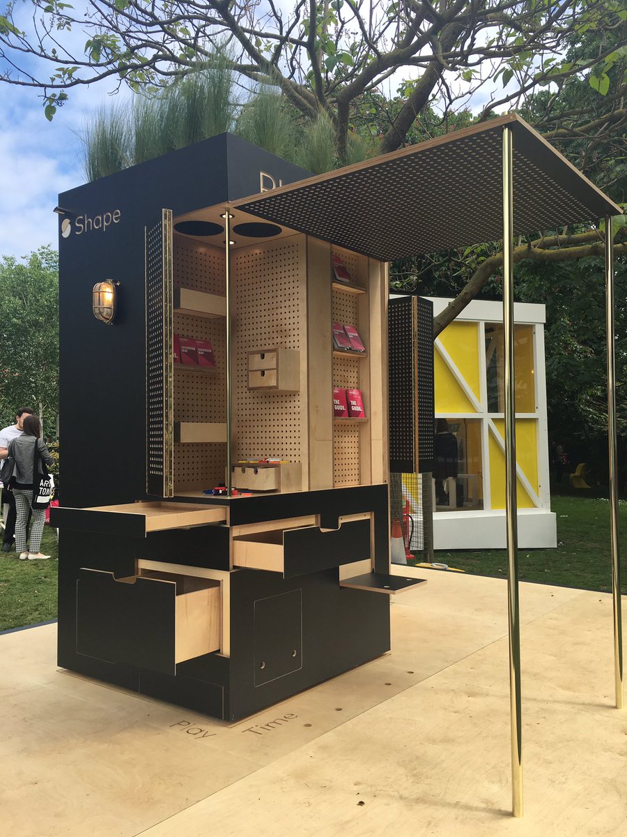 fraherfindlay's tweet photo. Come down to visit the #playbox2017 #cdw2017 @CDWfestival  at design fields @Frahergroup open and serving tea https://t.co/wDGSaSSPpq