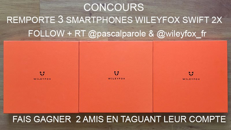 pascalparole's tweet image. #CONCOURS Remporte 3 smartphones Wileyfox #Swift2X Follow + RT @pascalparole et @Wileyfox_fr et fais gagner 2 amis en taguant leur compte
