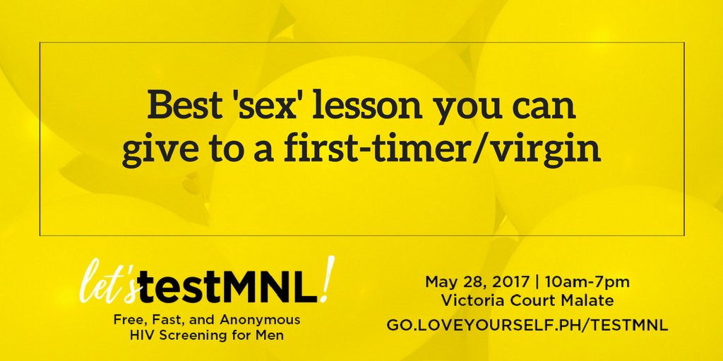 LoveYourselfPh's tweet photo. Best sex lesson you can give to a first-timer/virgin. #TestMNLFastTalk https://t.co/5qmaj9QdBy https://t.co/uInHA70P2M