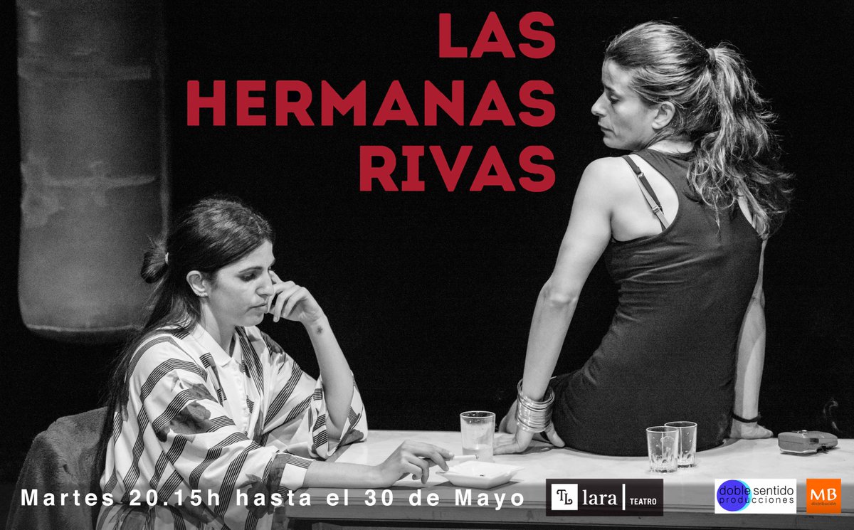 DobleSentidoPro's tweet photo. Las #HermanasRivas están que no se lo creen. El martes Ronegros abre sus puertas por última vez en el @teatrolara después de 4 años de gira. https://t.co/pC1Kw5Xte5