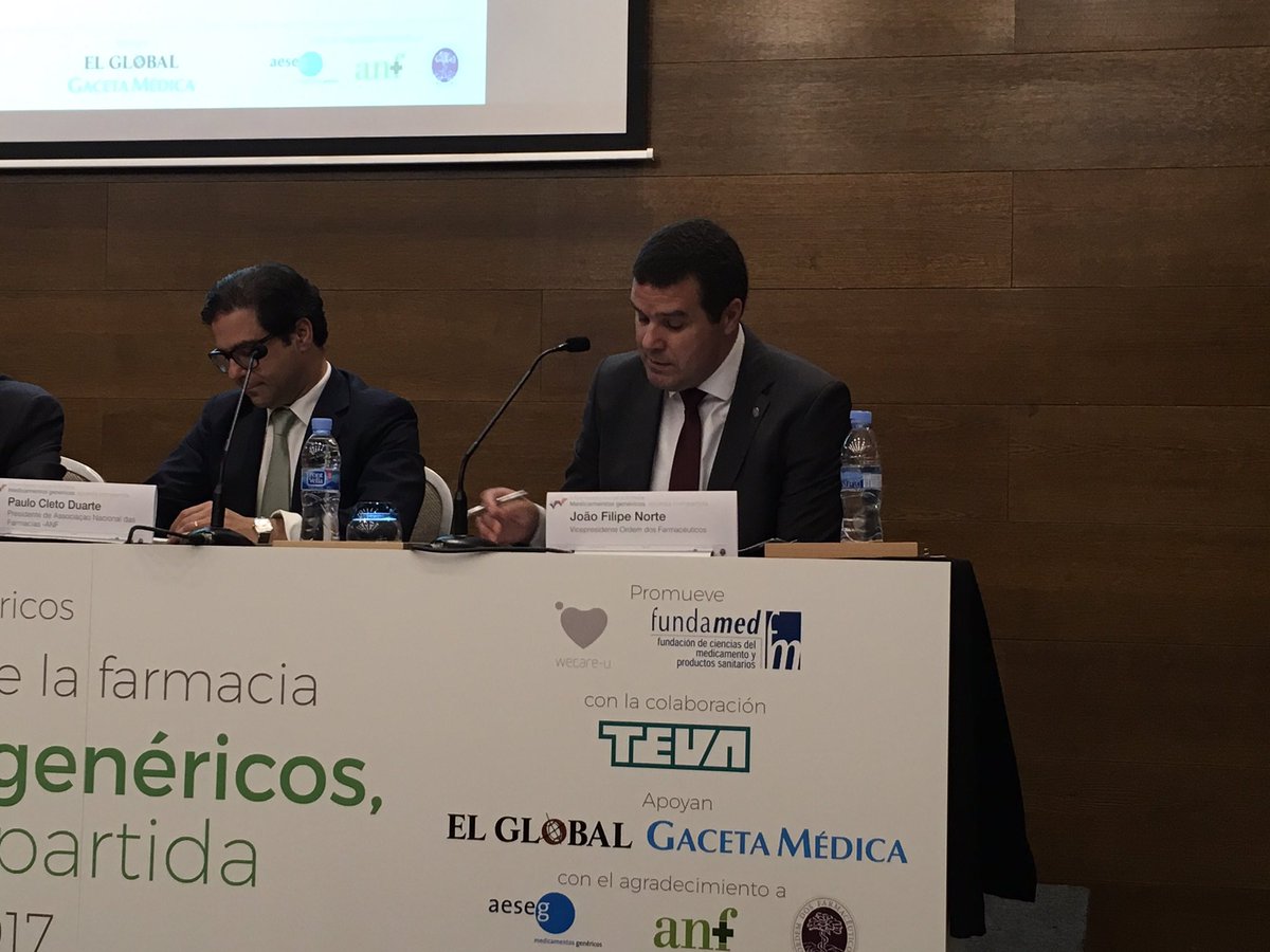 ElGlobalEs's tweet photo. Turno ahora de Joao Filipe Norte que centra la visión desde la Ordem dos Farmacéuticos #ForoHLGenericos https://t.co/bhMGXXWMam