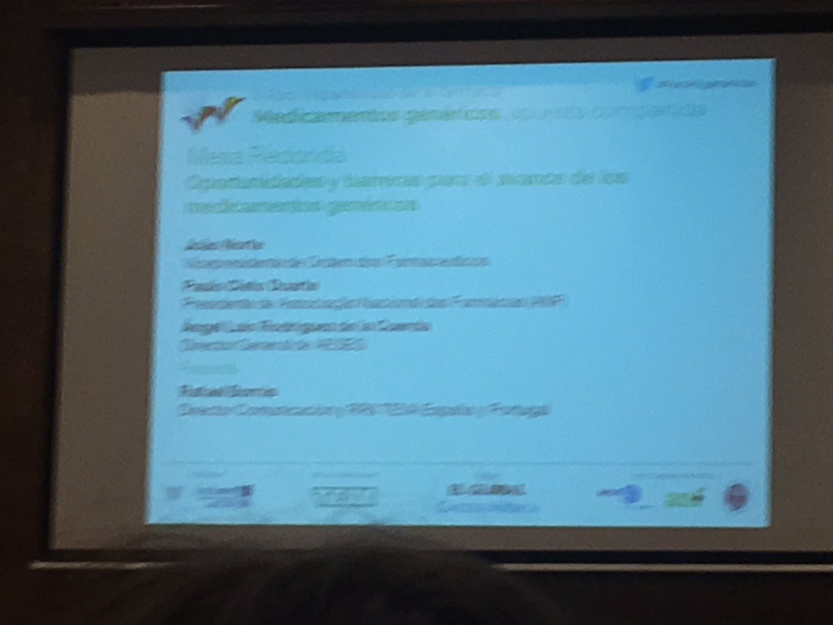 TriquellBio's tweet photo. Portugal y España unidos por los medicamentos genéricos #ForoHLGenericos @rafaelborras moderando https://t.co/euRfhY7wXT