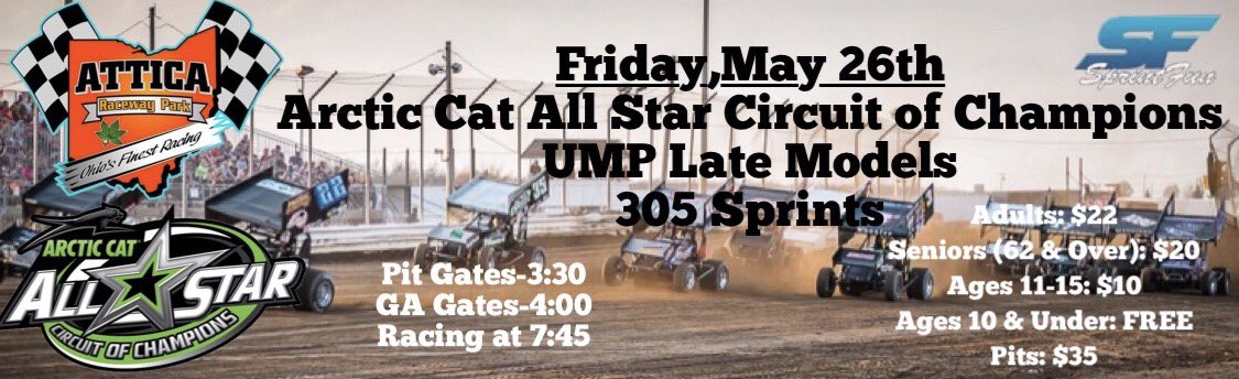 ❤️ &amp; RT for a chance to win a FREE pit pass to Friday's races featuring the All Stars! We'll announce a winner Thursday evening! Good luck!