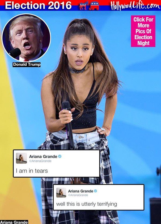 No Ariana, what's 'utterly terrifying' is your fans being blown up by a terrorist. #ManchesterBombing