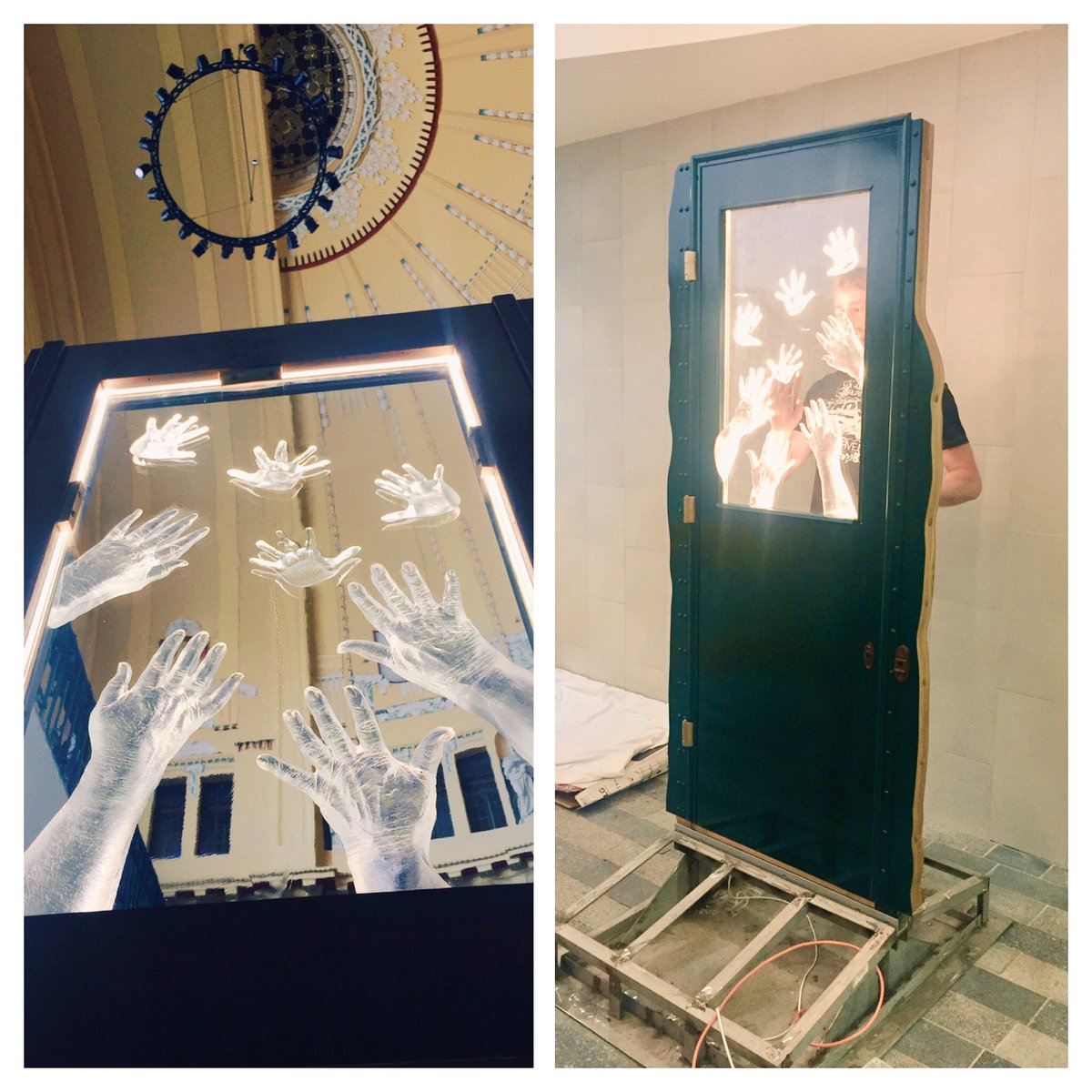 Památník rozloučení už roste na Praha hl.n. #Winton #train #pamatnikrozlouceni #Farewell #memorial #sždc #wintonovydeti