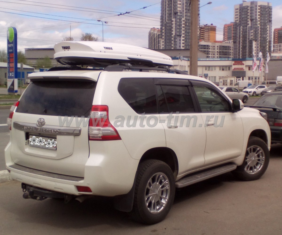 AutoTimSpb's tweet photo. #toyotalandcruiserprado с автобоксом #thuledynamic800 белый + #багажникнарейлинги #thulewingbaredge9583 
https://t.co/YVKbUe2TX0
#toyota https://t.co/ffwhpsjaWG