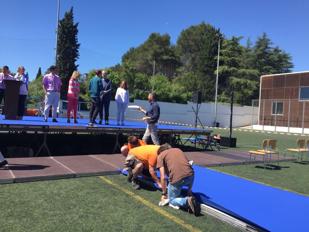 Showfactory's tweet image. Cerimònia de graduació excel·lent a l'@EuropaIntSchool. Gràcies a tot l'equip directiu i staff per confiar un any més en @Showfactory